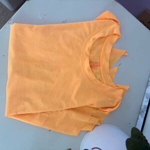 Bright Orange free people tempo tank top